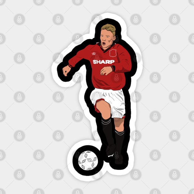 Scott McTominay 95/96 Kit Sticker by Hevding